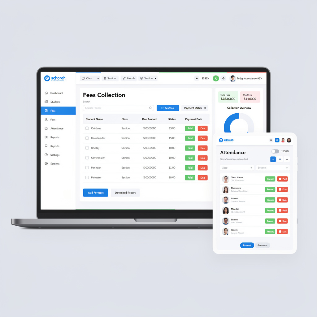 b school fee collectio